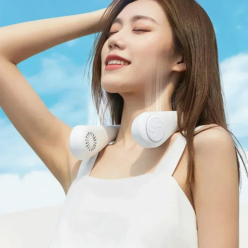 Portable Mini Neck Hanging Fan